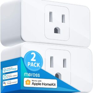 Meross Smart Plug Mini 15A, 2 Pack