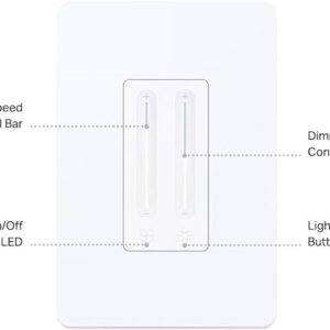Kasa Smart Ceiling Fan Control & Dimmer Switch