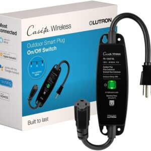 Lutron Caséta Weatherproof+ Outdoor Smart Plug On/Off Switch